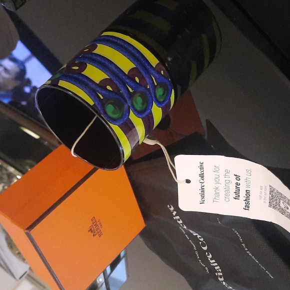 Hermes printed Enamel bracelet - Picture 9 of 17